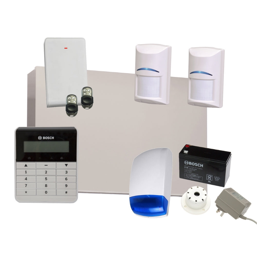Bosch Alarm System Solution 3000 with 2 Wireless PIR + Text Codepad