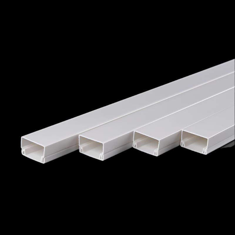 1M PVC Conduit Cable Management Raceway Trunking Hides Cabling Protection Cover - Polar Tech Australia