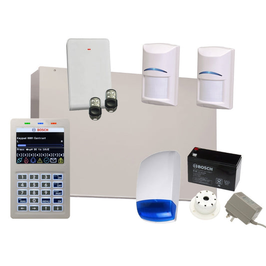 Bosch Alarm System Solution 6000 with 2 Wireless PIR + Wifi Keypad