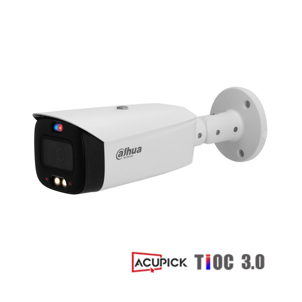 [DH-IPC-HFW3649T1-AS-PV-ANZ-S2] Dahua WizSense Series 6MP TiOC 3.0 Active Deterrence Bullet Network Camera with 2.8mm Fixed Lens and AcuPick Technology IP67