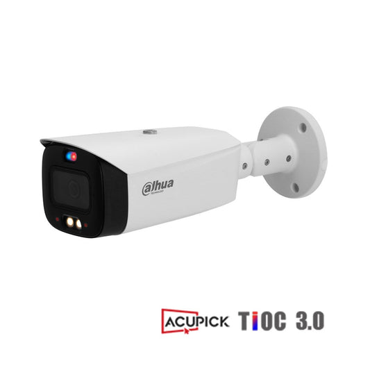 [DH-IPC-HFW3649T1-AS-PV-ANZ-S2] Dahua WizSense Series 6MP TiOC 3.0 Active Deterrence Bullet Network Camera with 2.8mm Fixed Lens and AcuPick Technology IP67