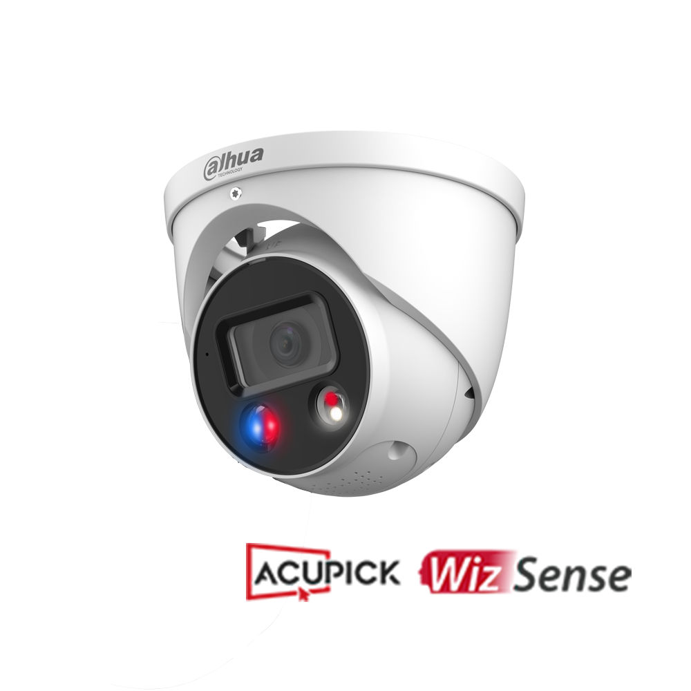 [DH-IPC-HDW3649H-AS-PV-ANZ-S2] Dahua WizSense Series 6MP TiOC 3.0 Active Deterrence Eyeball Network Camera with 2.8mm Fixed Lens and AcuPick Technology IP67