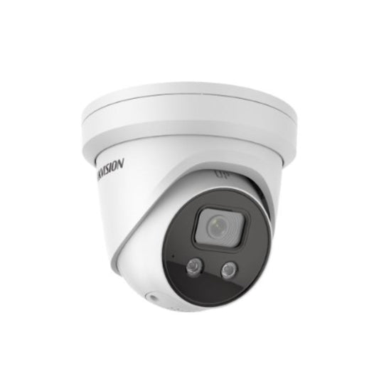 [HIK-DS-2CD2386G2-ISU/SL] Hikvision 8MP AcuSense Gen 2 Turret IR Strobe Mic 2.8mm