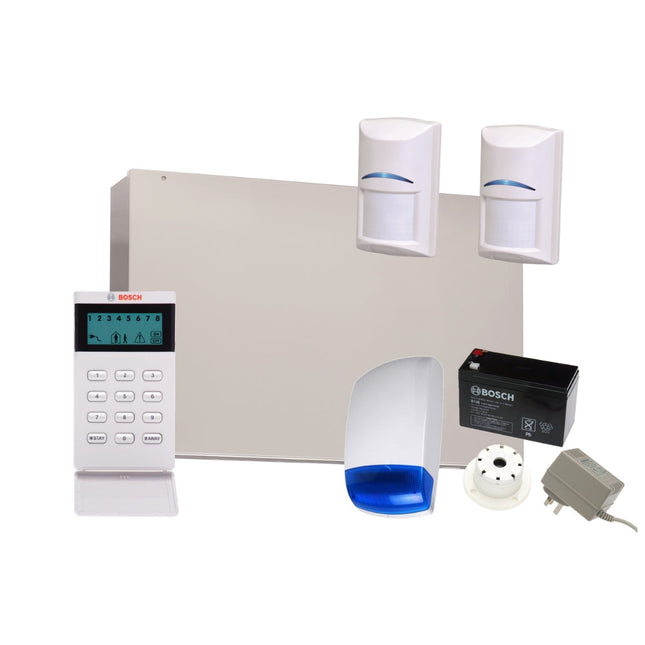 Bosch Alarm System Solution 2000 with 2 Pet PIR + Icon Codepad