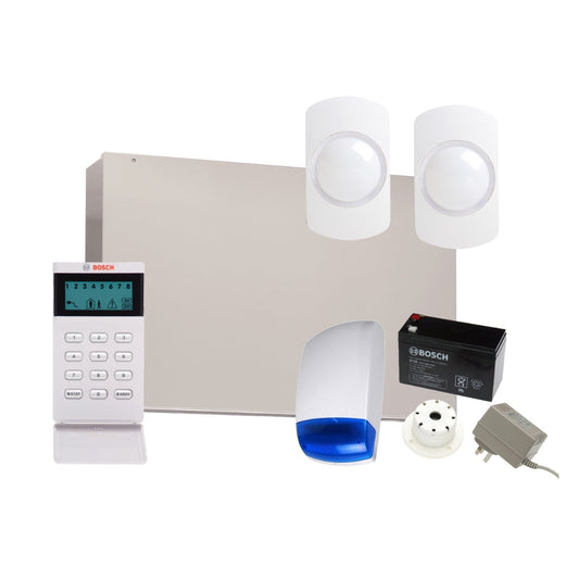 Bosch Alarm System Solution 2000 with 2 Guardall PIR + Icon Codepad