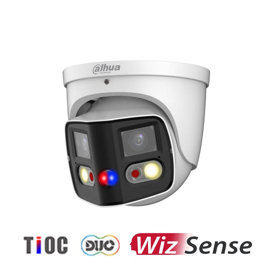[DH-IPC-PDW3849-A180-AS-PV-ANZ] Dahua WizSense TiOC Duo Series 2x4MP Dual-Lens Eyeball Network Camera with 2.8mm Fixed Lens IP67