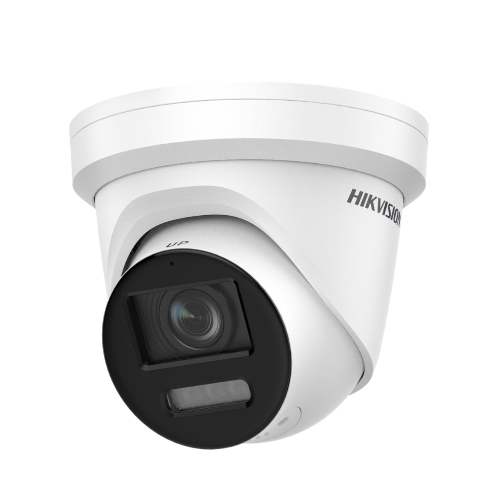 [HIK-2CD2387G2-LSU-SL-2] Hikvision 8MP ColorVu Strobe Light and Audible Warning Fixed Turret Network Camera