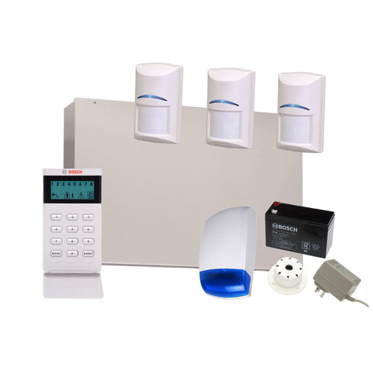 Bosch Alarm System Solution 3000 with 3 Quad + Icon Codepad