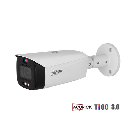 [DH-IPC-HFW3849T1-AS-PV-ANZ-S2] Dahua WizSense Series 8MP TiOC 3.0 Active Deterrence Bullet Network Camera with 2.8mm Fixed Lens and AcuPick Technology IP67