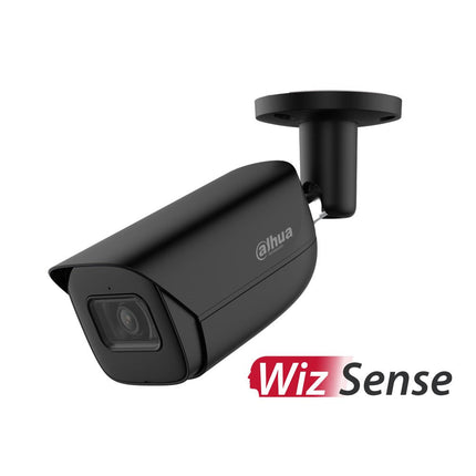 [DH-IPC-HFW3866EP-AS-AUS-BLK] Dahua WizSense Series 8MP Black Bullet Network Camera with 2.8mm Fixed Lens IP67