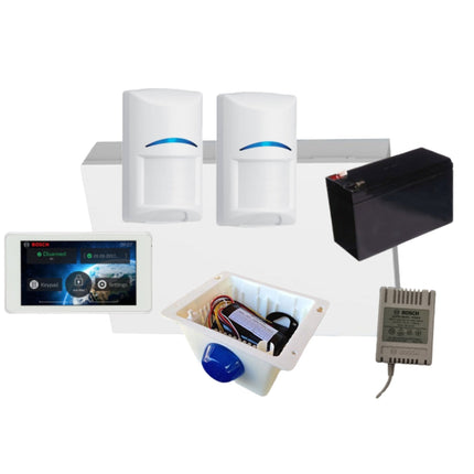 Bosch Alarm System Solution 2000 With 2 Pir + 5" Touchscreen + Box Siren