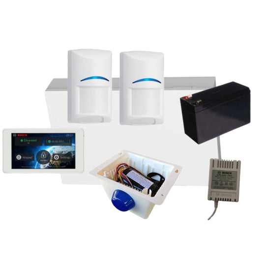Bosch Alarm System Solution 2000 With 2 Pir + 5" Touchscreen + Box Siren