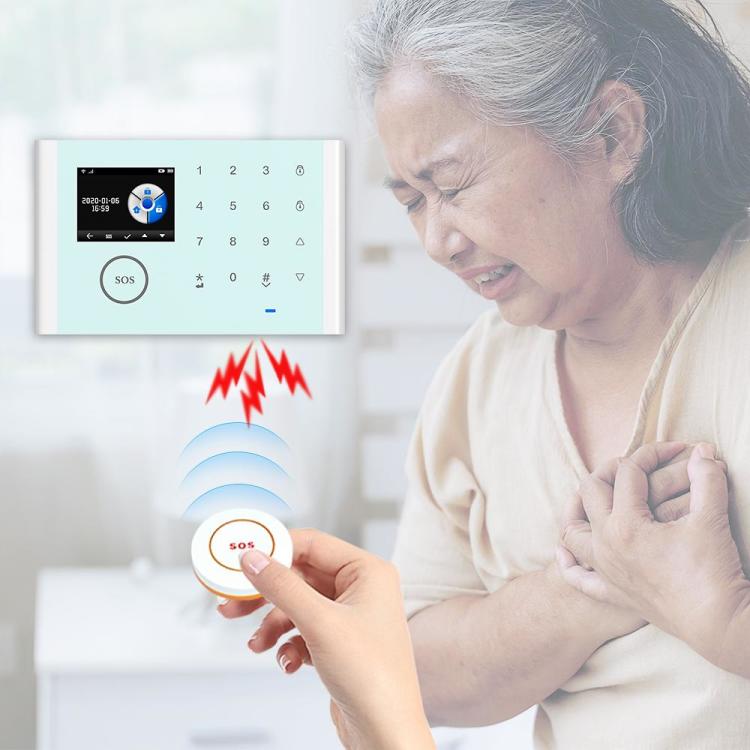 [A08] 433Hz Battery Powered Wireless SOS Emergency Help Push Button For A01 TUYA Alarm System - Polar Tech Australia