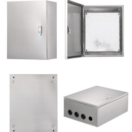 304 Stainless Steel Weatherproof Anti-Rust/ Anti-Corrosion outdoor Electrical Enclosure CCTV/Alarm Security Equipment Lockable Safe Metal Box Wall Mount - Polar Tech Australia