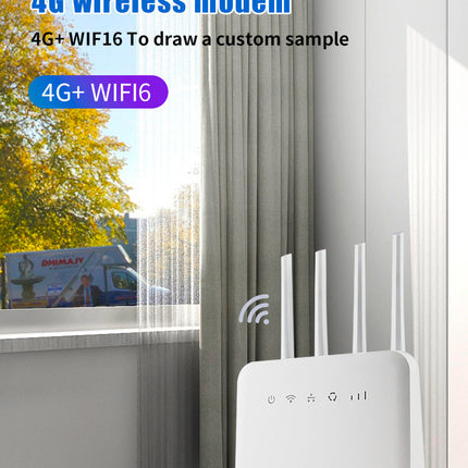 Unlocked 3G/4G LTE Single Port WIFI 6 high Speed Portable Wireless WIFI Router CCTV Switch - Polar Tech Australia