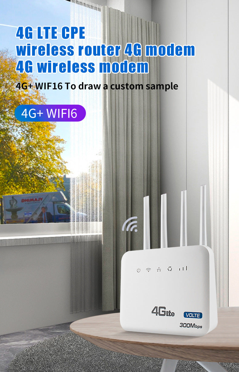 Unlocked 3G/4G LTE Single Port WIFI 6 high Speed Portable Wireless WIFI Router CCTV Switch - Polar Tech Australia