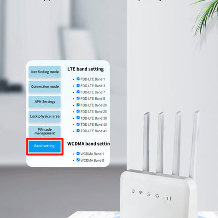 Unlocked 3G/4G LTE Single Port WIFI 6 high Speed Portable Wireless WIFI Router CCTV Switch - Polar Tech Australia