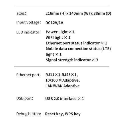 Unlocked 3G/4G LTE Single Port WIFI 6 high Speed Portable Wireless WIFI Router CCTV Switch - Polar Tech Australia