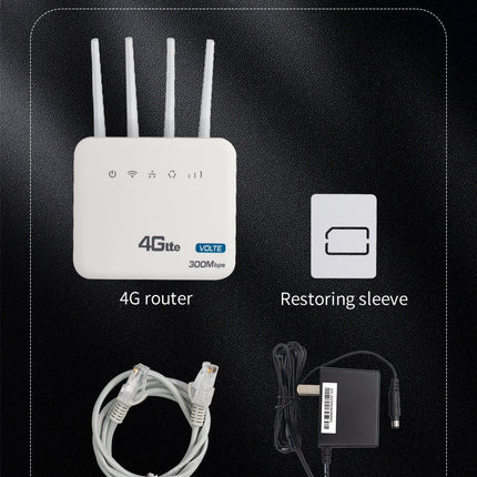 Unlocked 3G/4G LTE Single Port WIFI 6 high Speed Portable Wireless WIFI Router CCTV Switch - Polar Tech Australia