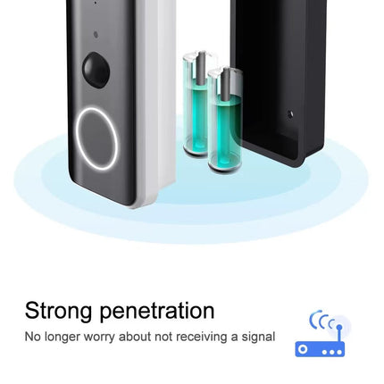 [Tuya Smart Home][With Chime] Tuya 2K Ultra HD Smart Doorbell Camera Wireless Wifi Doorbell Two Way Audio Intercom App Control - Polar Tech Australia