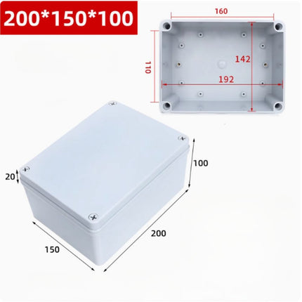 IP67 Waterproof indoor & outdoor Various Size ABS Plastic DIY Junction Box Enclosure Box - Polar Tech Australia