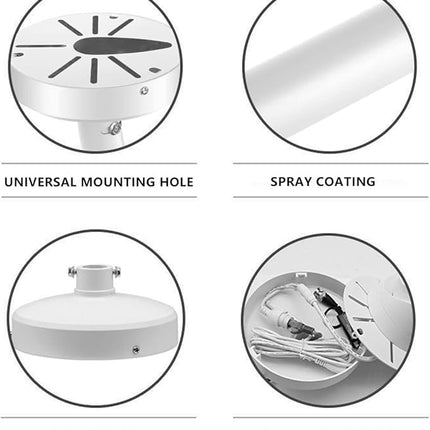 [Fixed Length] Universal Aluminium CCTV Dome Camera Ceiling Mount Extension Bracket Holder - Polar Tech Australia