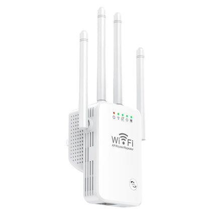 U9 4 Antenna WIFI Signal Amplifier Wifi Repeater Range Extender 300mbps Multifunction - Polar Tech Australia