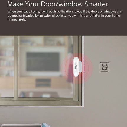 [TUYA Smart Home] NEO Wireless  Door & Window Open/Closed Detector Magnetic Switch Sensor Smart Home Security Alarm - Polar Tech Australia
