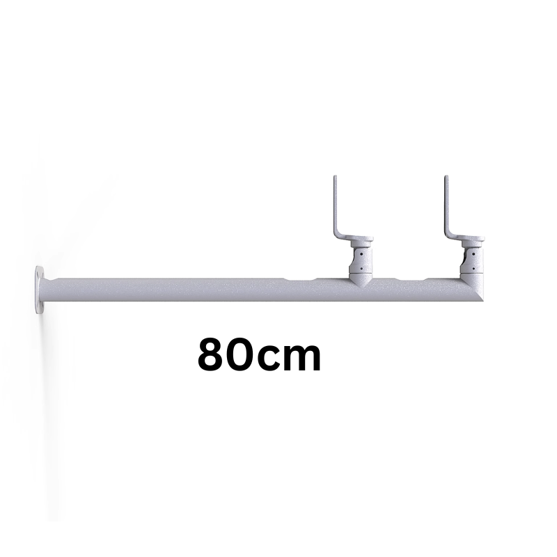 [1 Split 2] Universal Aluminium CCTV Bullet Camera Wall or Ceiling Mount Bracket Holder