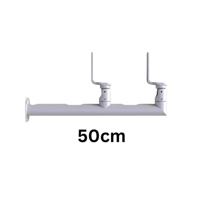 [1 Split 2] Universal Aluminium CCTV Bullet Camera Wall or Ceiling Mount Bracket Holder
