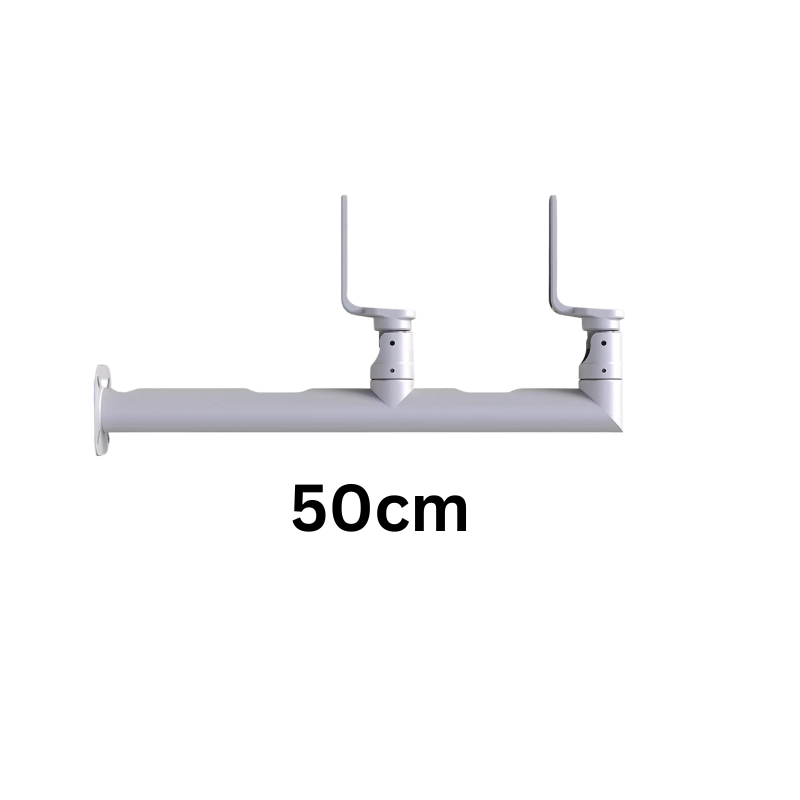 [1 Split 2] Universal Aluminium CCTV Bullet Camera Wall or Ceiling Mount Bracket Holder