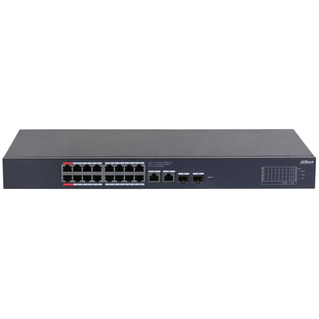 [DH-CS4220-16GT-190] Dahua 20 Port Layer 2 Cloud Managed Network Switch with 16 PoE Ports plus 2 Gigabit Uplink Ports and 2 SFP Ports