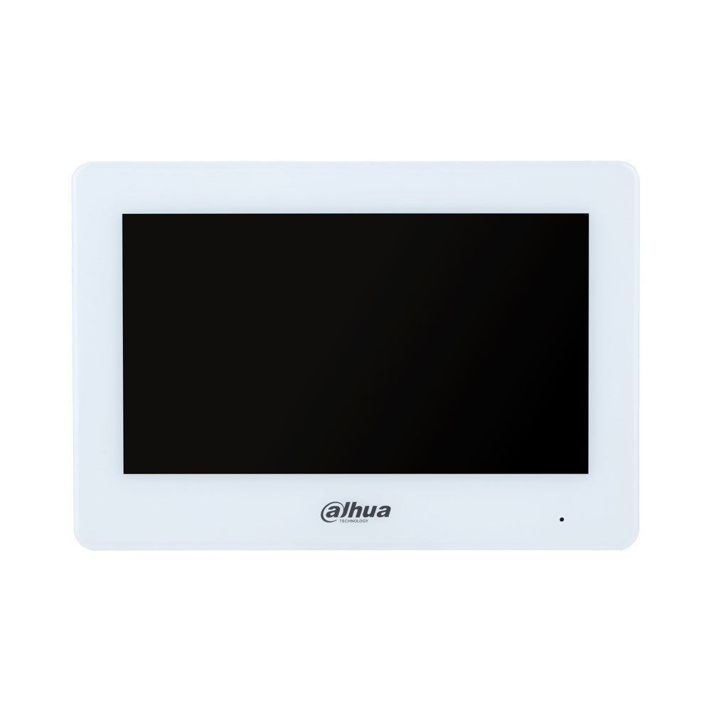 [DHI-VTH5123H-W] Dahua Hybrid WiFi 2-Wire 7inch Residential Intercom Touch Screen Monitor White