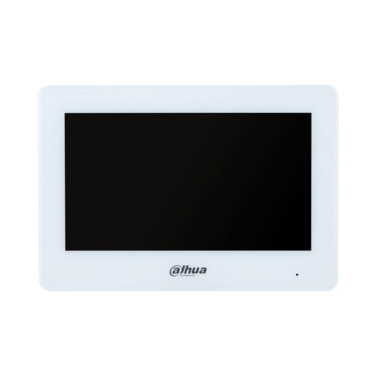 [DHI-VTH5123H-W] Dahua Hybrid WiFi 2-Wire 7inch Residential Intercom Touch Screen Monitor White