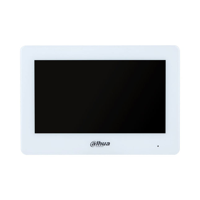 [DHI-VTH5123H-W] Dahua Hybrid WiFi 2-Wire 7inch Residential Intercom Touch Screen Monitor White