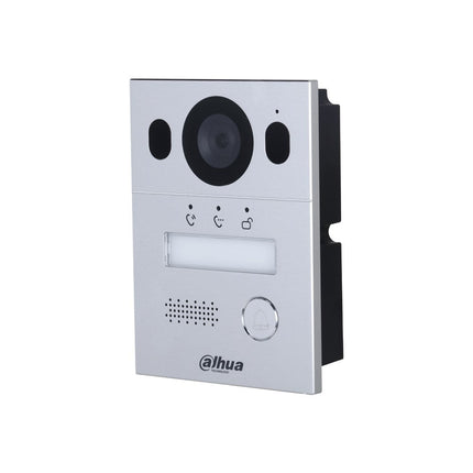 [DHI-VTO2003F] Dahua Hybrid 2-Wire Video 1 Button Silver Residential Intercom Door Station with 2MP Camera IP65 IK07