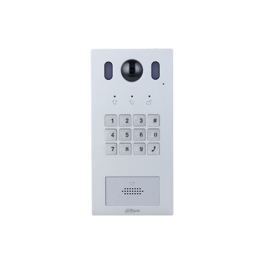 [DHI-VTO3222E-P] Dahua 2-Wire or IP Silver Residential Intercom Door Station with 2MP Camera IP65 IK08