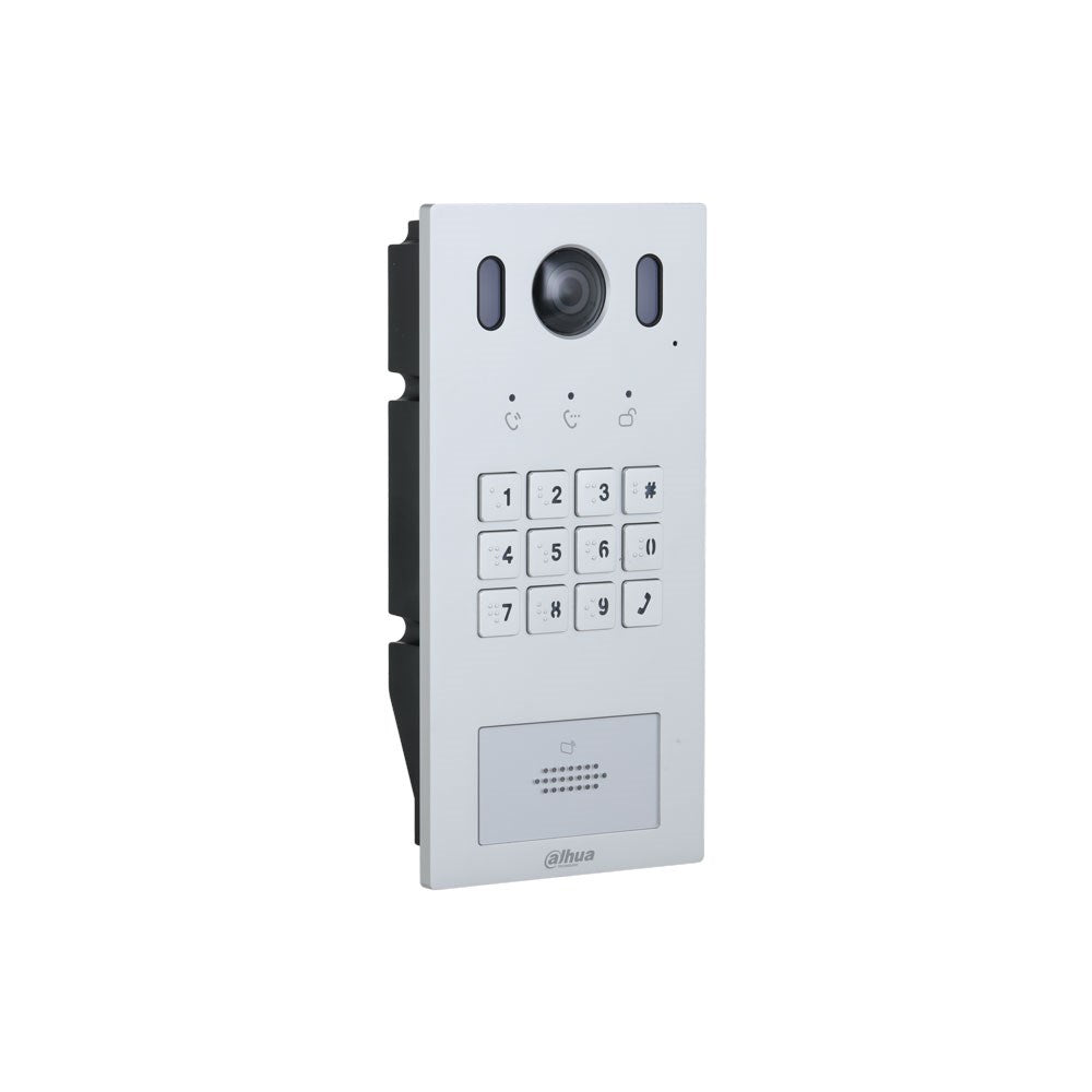 [DHI-VTO3222E-P] Dahua 2-Wire or IP Silver Residential Intercom Door Station with 2MP Camera IP65 IK08