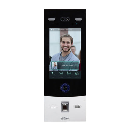[DHI-VTO7541G] Dahua IP Video Silver / Black Apartment Intercom Door Station with 2MP Camera and Facial Recognition IP66 IK07