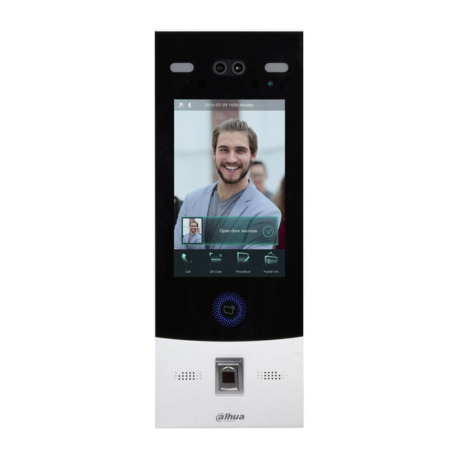 [DHI-VTO7541G] Dahua IP Video Silver / Black Apartment Intercom Door Station with 2MP Camera and Facial Recognition IP66 IK07