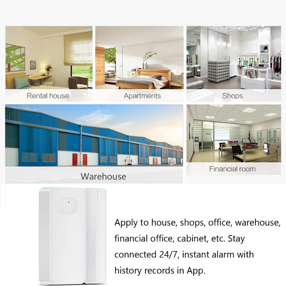 [TUYA Smart Home] Battery Powdered Door & Window Sensor Alarm Burglary Detector Home Security - Polar Tech Australia