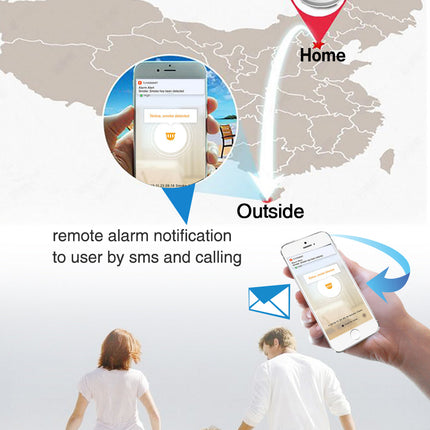 [TUYA Smart Home] Battery Powered Wireless WIFI Smoke Detector Smart Home Security - Polar Tech Australia