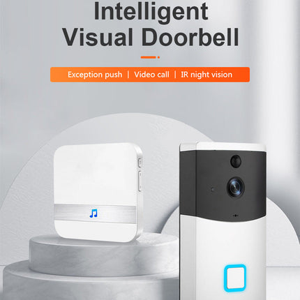 [1080P FHD][With Chime & Battery] Smart Doorbell Camera Wireless Wifi Doorbell Two Way Audio Intercom App Control - Polar Tech Australia
