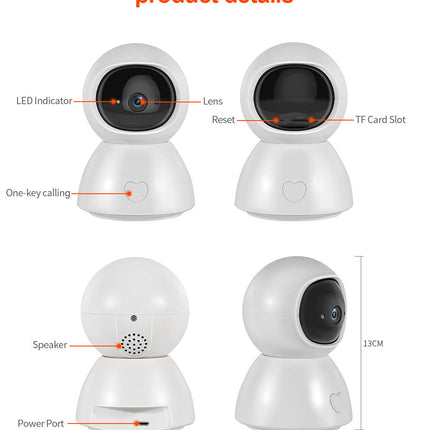 [TUYA Smart Home][Support Dual 2.5GHz/5GHz Band WIFI] Full HD 4MP Wireless WIFI indoor Security Camera - Polar Tech Australia