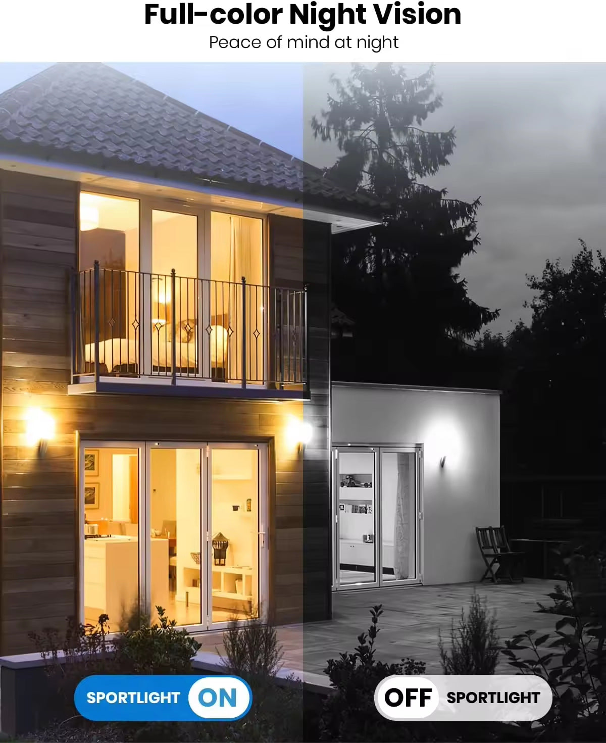 [TUYA Smart Home] 4MP FHD Wireless WIFI Bullet Outdoor Security Full Color Night Vision Camera - Polar Tech Australia