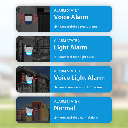 [TUYA Smart Home][Solar Powered] NEO Wireless Waterproof Outdoor Siren Light ans Sound Home Security Alarm - Polar Tech Australia