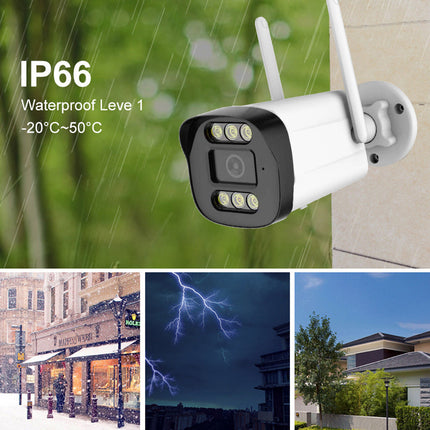 [TUYA Smart Home] 4MP FHD Wireless WIFI Bullet Outdoor Security Full Color Night Vision Camera - Polar Tech Australia