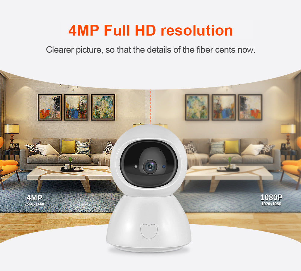 [TUYA Smart Home][Support Dual 2.5GHz/5GHz Band WIFI] Full HD 4MP Wireless WIFI indoor Security Camera - Polar Tech Australia