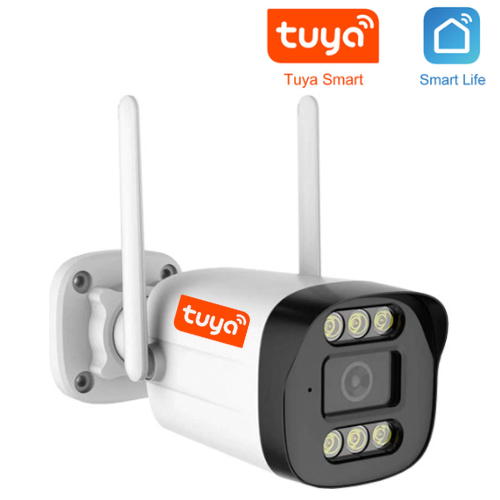 [TUYA Smart Home] 4MP FHD Wireless WIFI Bullet Outdoor Security Full Color Night Vision Camera - Polar Tech Australia