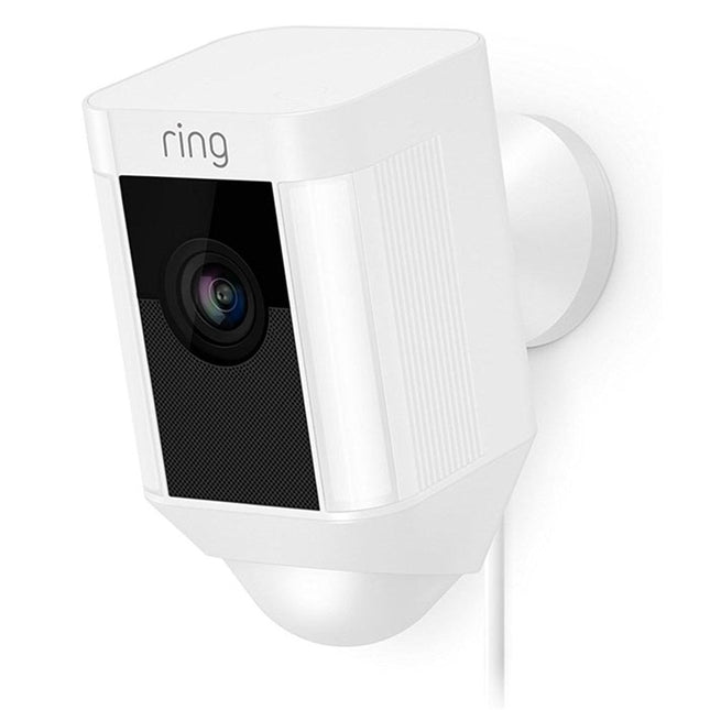 [RINGSCHWH] Ring Spotlight Cam White Hardwired 1080p Led Alrm